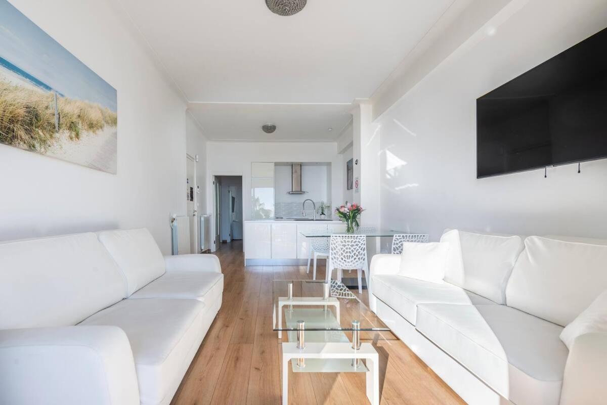 Modern Sea View Apartment On Promenade Des Anglais นีซ ภายนอก รูปภาพ